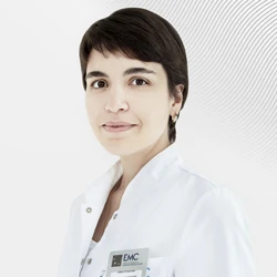 Врач функциональной диагностики Петросян Анна Заведующая кабинетом функциональной диагностики отделения кардиологии и рентгенэндоваскулярных методов диагностики и лечения  Врач высшей категории, клиника EMC